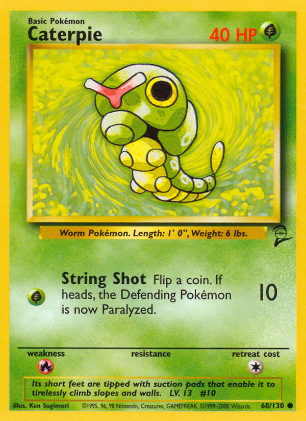 Caterpie (68/130) [Base Set 2] | Cracking-Singles