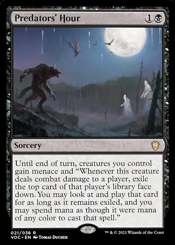 Predators' Hour [Innistrad: Crimson Vow Commander] | Cracking-Singles