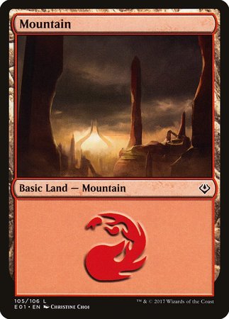 Mountain (105) [Archenemy: Nicol Bolas] | Cracking-Singles