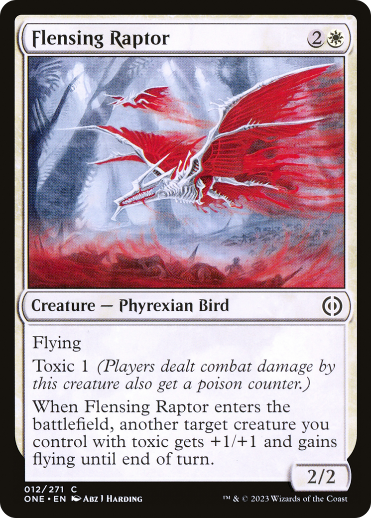 Flensing Raptor [Phyrexia: All Will Be One] | Cracking-Singles