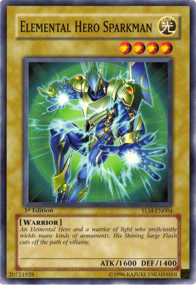 Elemental Hero Sparkman [TLM-EN004] Common | Cracking-Singles