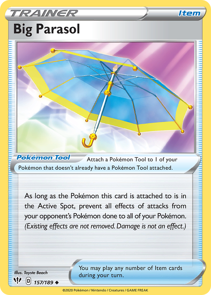 Big Parasol (157/189) [Sword & Shield: Darkness Ablaze] | Cracking-Singles