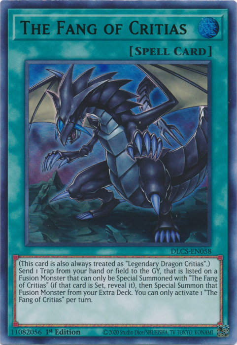 The Fang of Critias (Green) [DLCS-EN058] Ultra Rare | Cracking-Singles