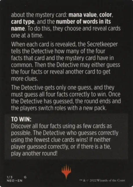 Booster Sleuth (Magic Minigame) [Kamigawa: Neon Dynasty Minigame] | Cracking-Singles