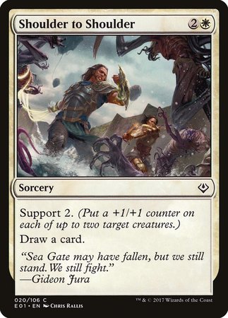 Shoulder to Shoulder [Archenemy: Nicol Bolas] | Cracking-Singles
