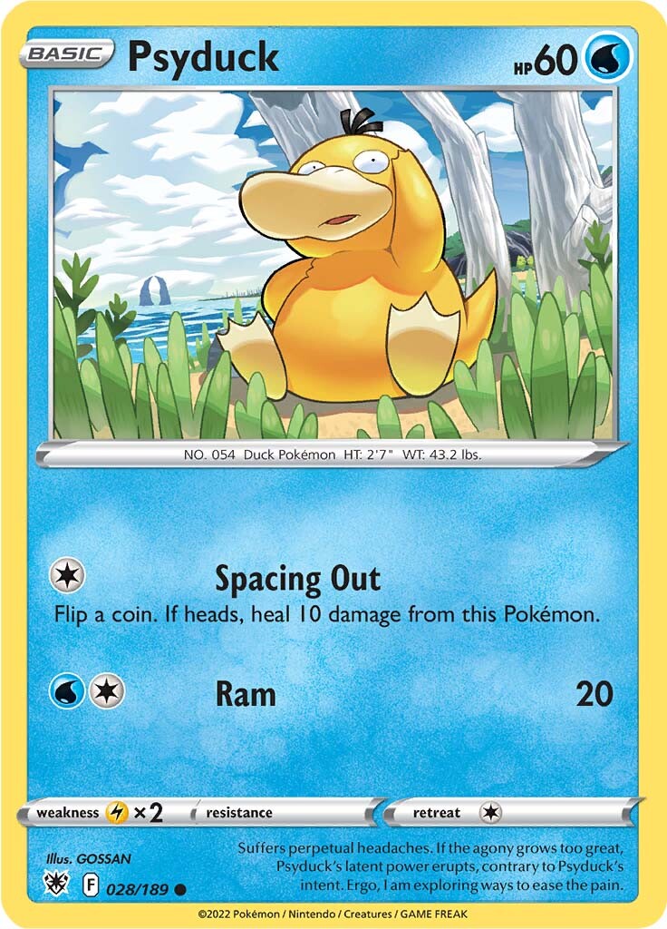 Psyduck (028/189) [Sword & Shield: Astral Radiance] | Cracking-Singles