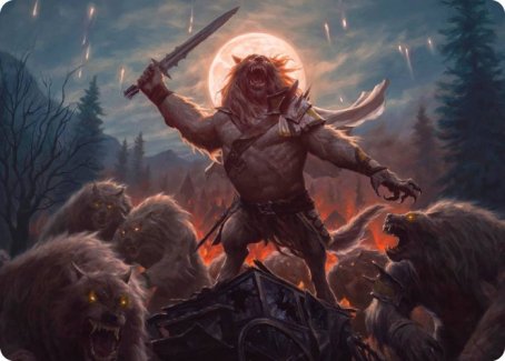 Tovolar, the Midnight Scourge 1 Art Card [Innistrad: Midnight Hunt Art Series] | Cracking-Singles
