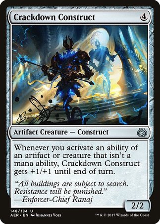Crackdown Construct [Aether Revolt] | Cracking-Singles