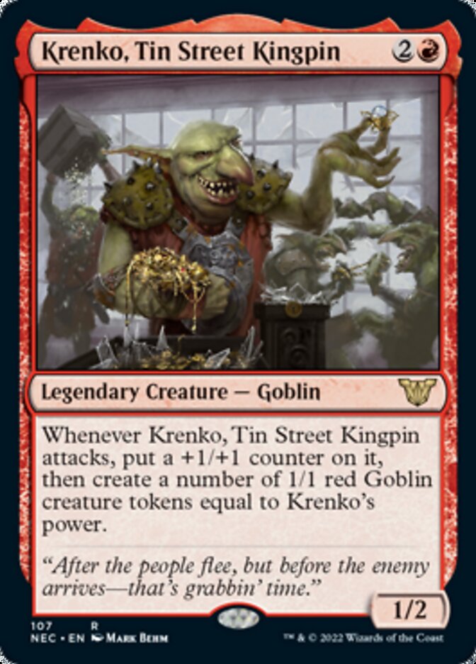Krenko, Tin Street Kingpin [Kamigawa: Neon Dynasty Commander] | Cracking-Singles