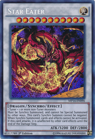 Star Eater [MP14-EN096] Secret Rare | Cracking-Singles