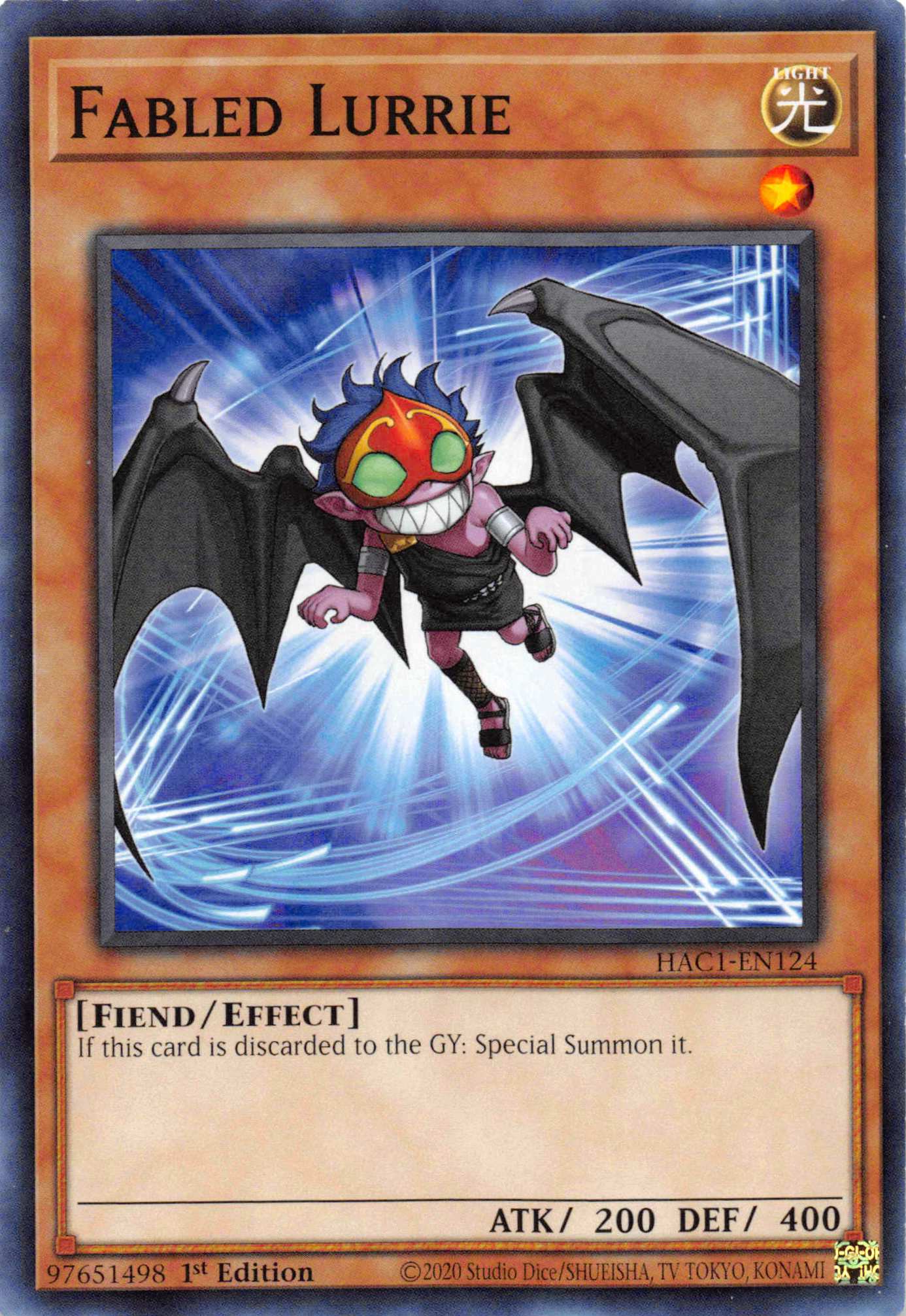 Fabled Lurrie [HAC1-EN124] Common | Cracking-Singles