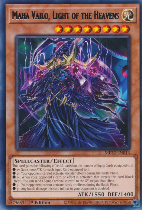 Maha Vailo, Light of the Heavens [MP22-EN013] Rare | Cracking-Singles