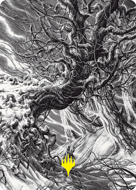 Forest Art Card (Gold-Stamped Signature) [Innistrad: Crimson Vow Art Series] | Cracking-Singles