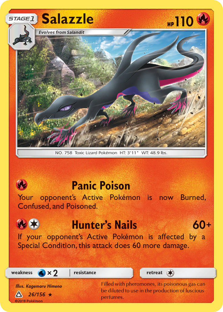 Salazzle (26/156) [Sun & Moon: Ultra Prism] | Cracking-Singles