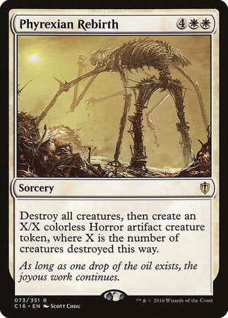 Phyrexian Rebirth [Commander 2016] | Cracking-Singles