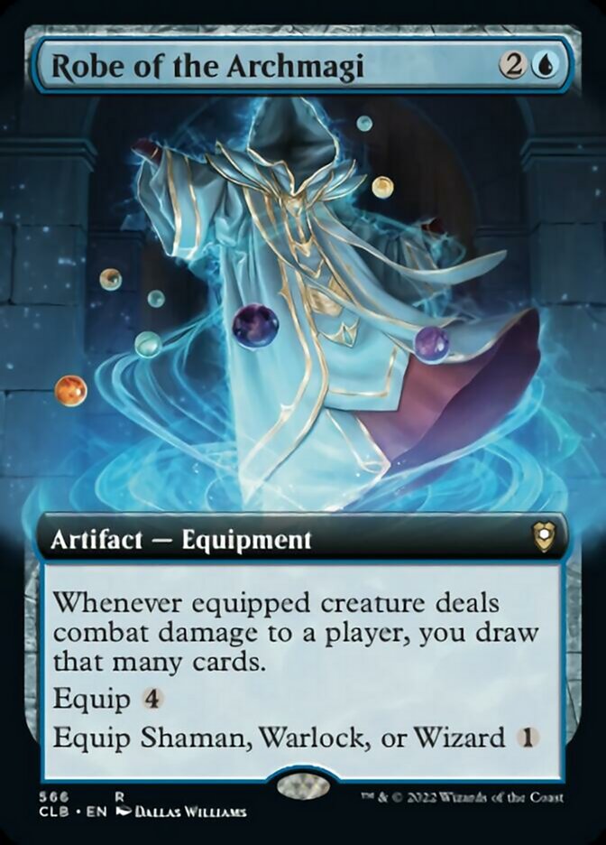 Robe of the Archmagi (Extended Art) [Commander Legends: Battle for Baldur's Gate] | Cracking-Singles