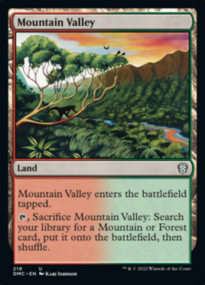 Mountain Valley [Dominaria United Commander] | Cracking-Singles