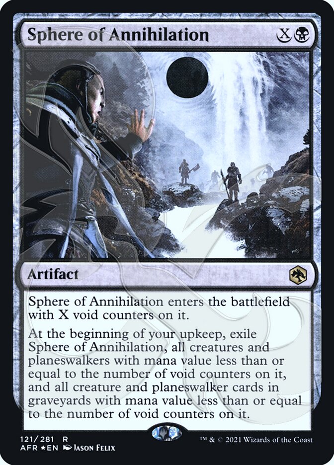 Sphere of Annihilation (Ampersand Promo) [Dungeons & Dragons: Adventures in the Forgotten Realms Promos] | Cracking-Singles