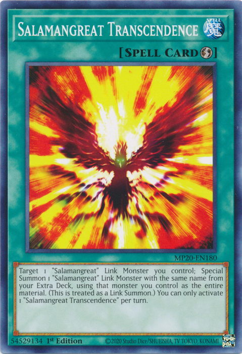 Salamangreat Transcendence [MP20-EN180] Common | Cracking-Singles