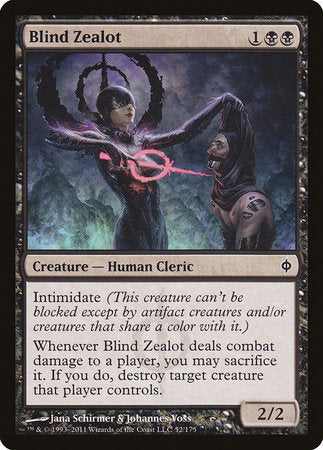 Blind Zealot [New Phyrexia] | Cracking-Singles