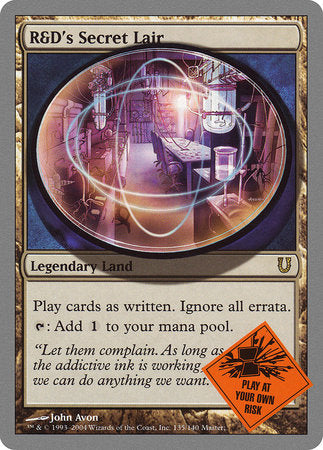 R&D's Secret Lair [Unhinged] | Cracking-Singles