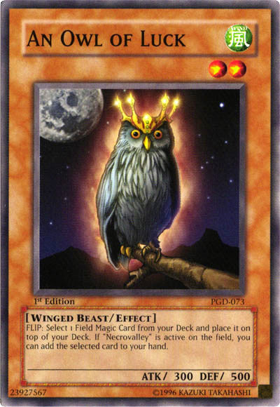 An Owl of Luck [PGD-073] Common | Cracking-Singles