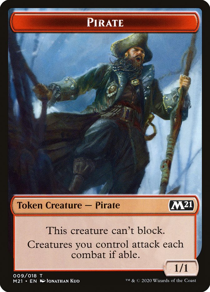 Pirate Token [Core Set 2021] | Cracking-Singles