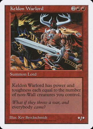 Keldon Warlord [Fifth Edition] | Cracking-Singles