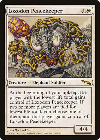 Loxodon Peacekeeper [Mirrodin] | Cracking-Singles
