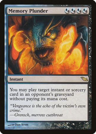 Memory Plunder [Shadowmoor] | Cracking-Singles