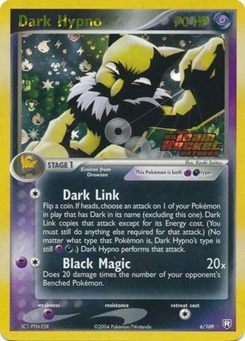 Dark Hypno (6/109) (Stamped) [EX: Team Rocket Returns] | Cracking-Singles