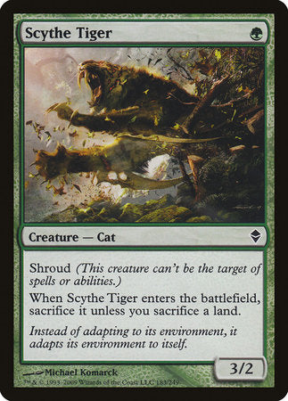 Scythe Tiger [Zendikar] | Cracking-Singles