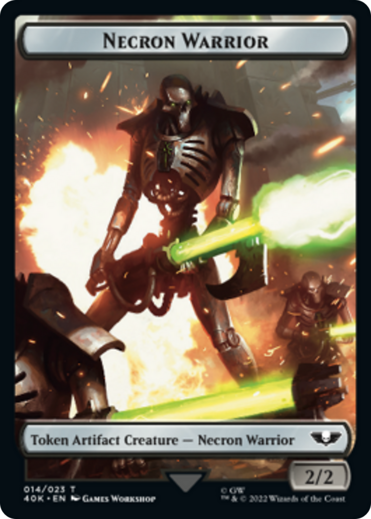 Necron Warrior // Insect (Surge Foil) [Universes Beyond: Warhammer 40,000 Tokens] | Cracking-Singles