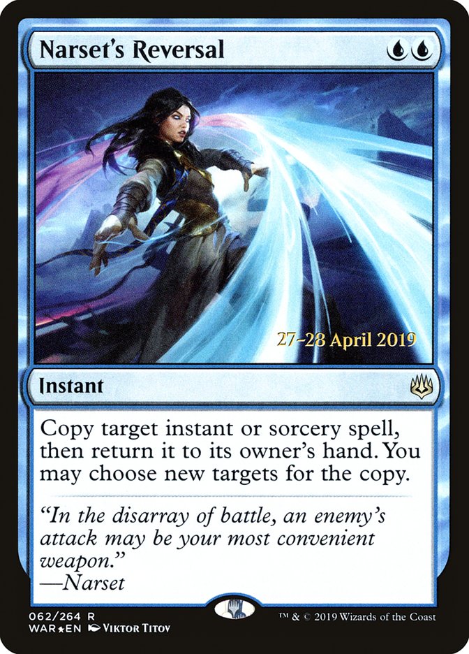 Narset's Reversal  [War of the Spark Prerelease Promos] | Cracking-Singles