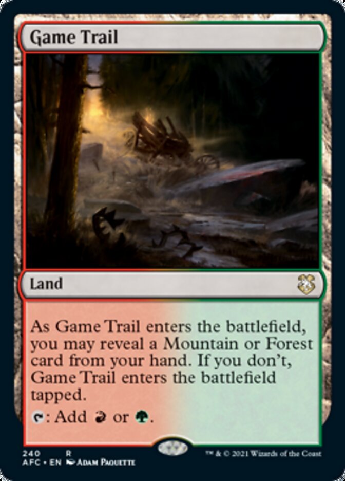 Game Trail [Dungeons & Dragons: Adventures in the Forgotten Realms Commander] | Cracking-Singles