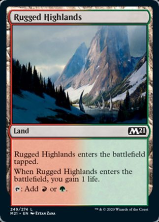 Rugged Highlands [Core Set 2021] | Cracking-Singles