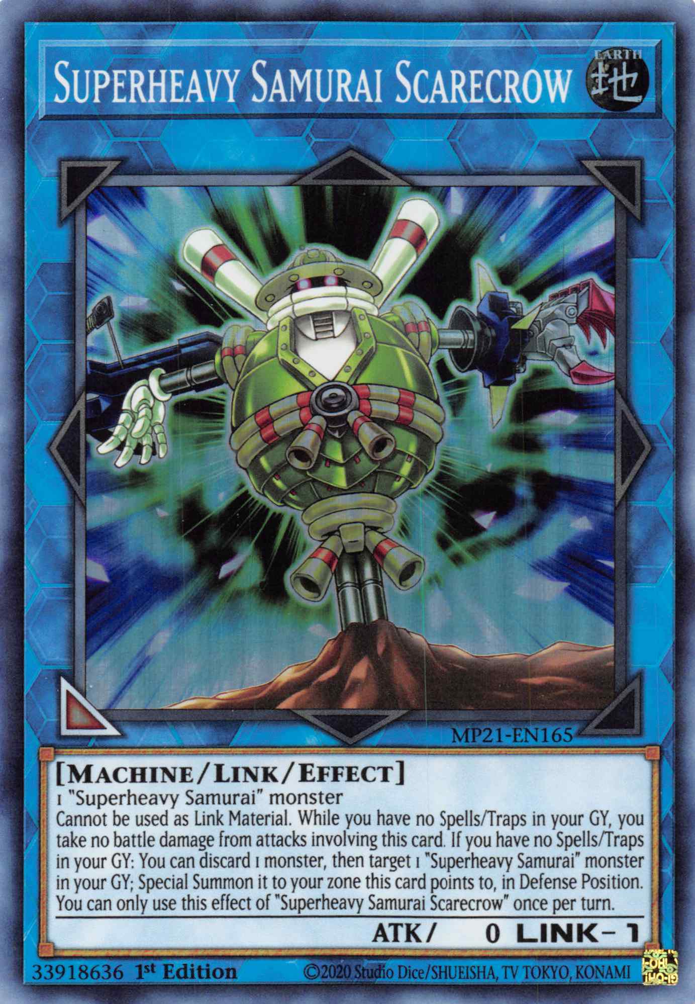 Superheavy Samurai Scarecrow [MP21-EN165] Super Rare | Cracking-Singles