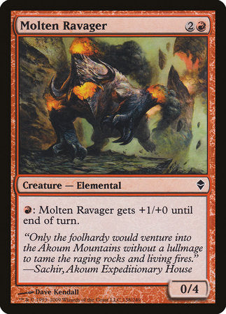 Molten Ravager [Zendikar] | Cracking-Singles