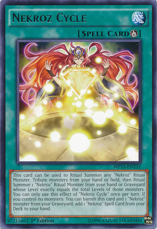 Nekroz Cycle [MP15-EN231] Rare | Cracking-Singles
