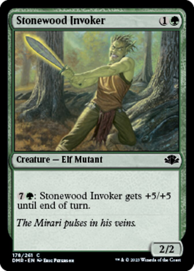 Stonewood Invoker [Dominaria Remastered] | Cracking-Singles