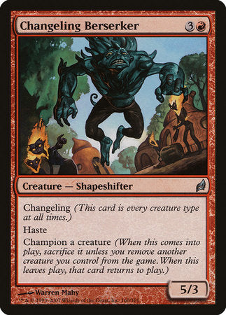 Changeling Berserker [Lorwyn] | Cracking-Singles