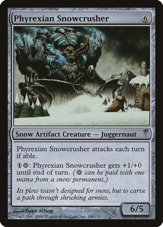 Phyrexian Snowcrusher [Coldsnap] | Cracking-Singles