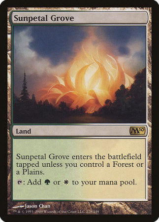 Sunpetal Grove [Magic 2010] | Cracking-Singles