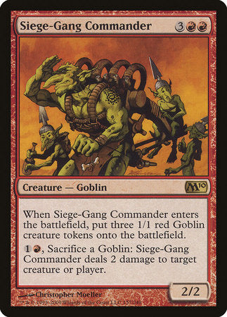 Siege-Gang Commander [Magic 2010] | Cracking-Singles