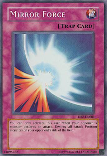 Mirror Force [DB2-EN081] Super Rare | Cracking-Singles