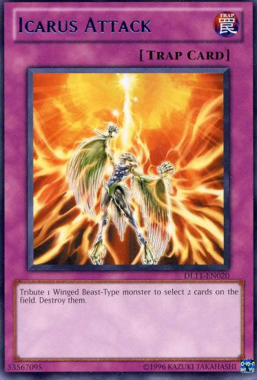 Icarus Attack (Blue) [DL11-EN020] Rare | Cracking-Singles