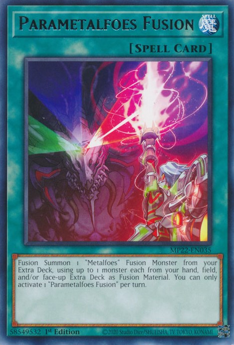 Parametalfoes Fusion [MP22-EN035] Rare | Cracking-Singles