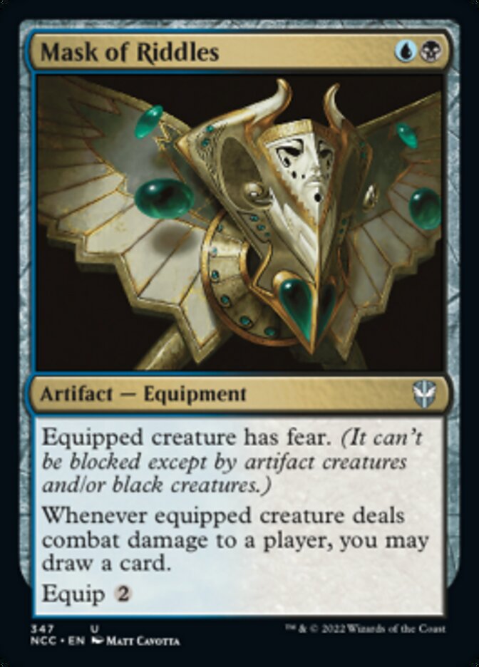 Mask of Riddles [Streets of New Capenna Commander] | Cracking-Singles