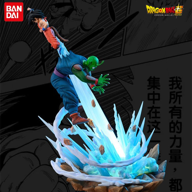 Dragon Ball Z Anime Figure GK Son Goku Piccolo SKY Duel 20cm With Light | Cracking-Singles