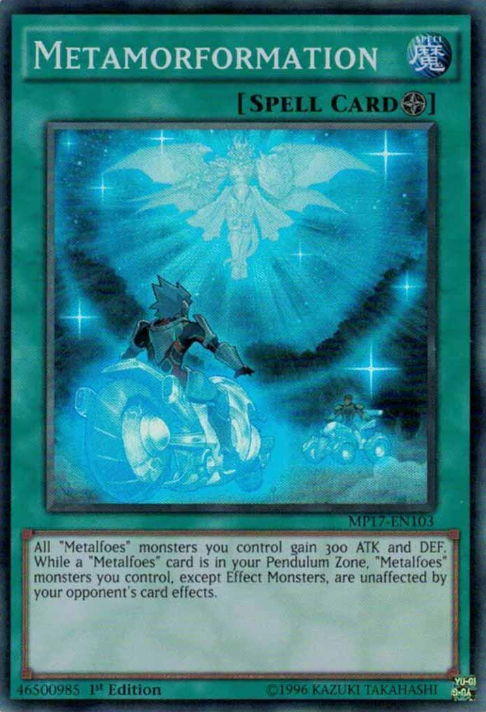 Metamorformation [MP17-EN103] Super Rare | Cracking-Singles